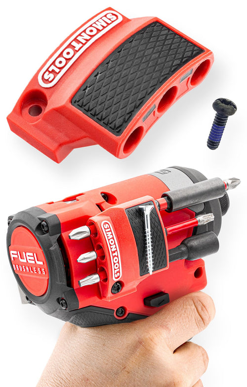 Simon Tools magnetic M12 bit holder on a Milwaukee M12 Fuel impact driver