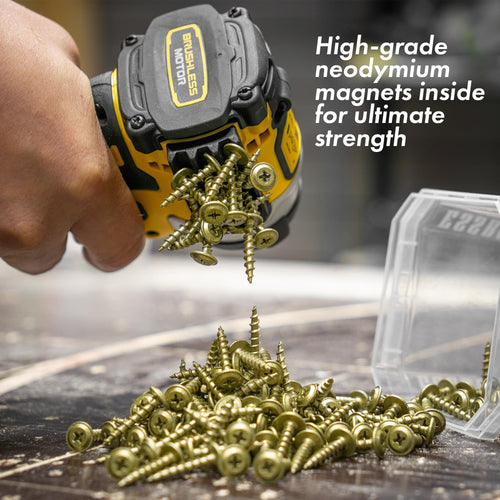 Adhesive bit holder detail